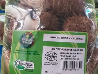 Inhame orgânico